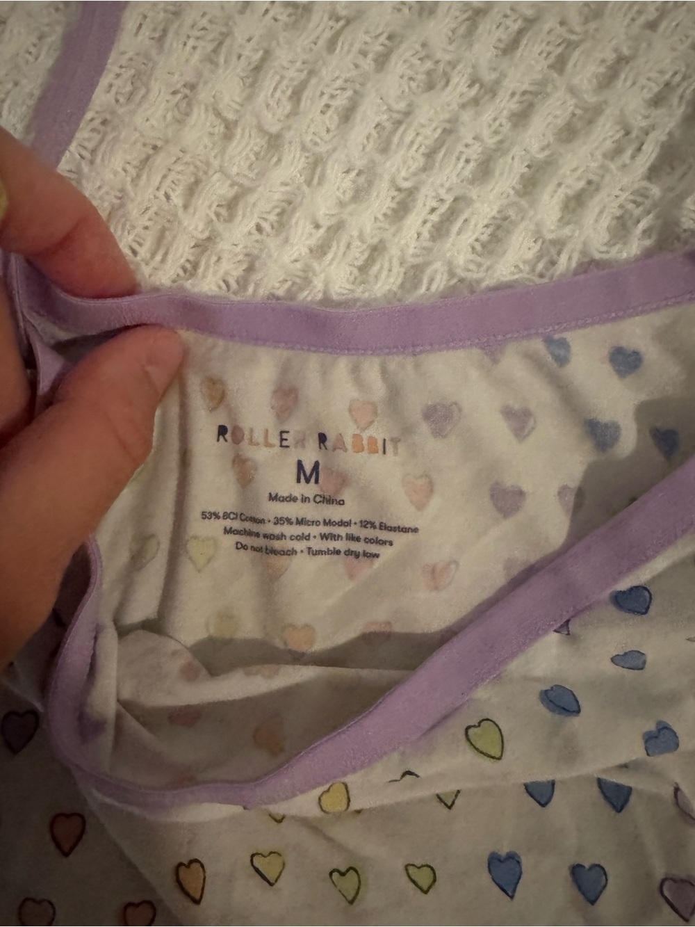 Roller Rabbit Intimates Rainbow Heart Tank - Picture 3 of 3